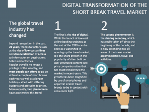 Illustration The global travel industry has changed